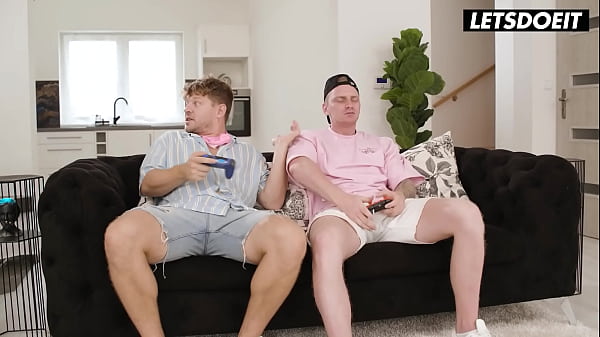 Blonde Cum Slut Seduces Big Dick StepBros In Steamy Threeway - LETSDOEIT  