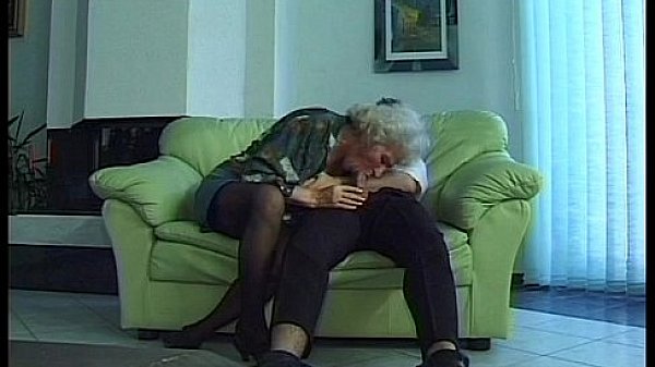 hairy granny sucking cock  