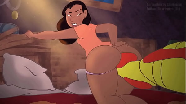 Nani from Lilo and Stich fucks huge toy
