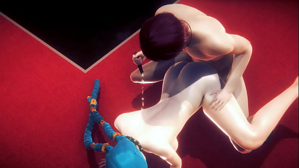 LOL Hentai - Jinx tied up like a bitch BDSM  