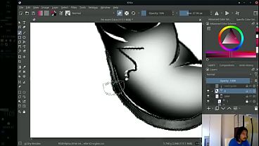 drawing mum from that funny cartoon show 