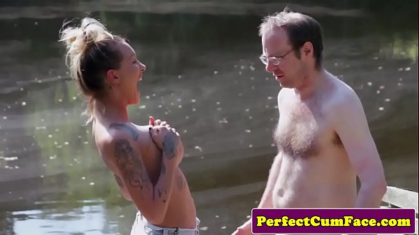 Bigtitted enlgish babe cocksucking outdoors