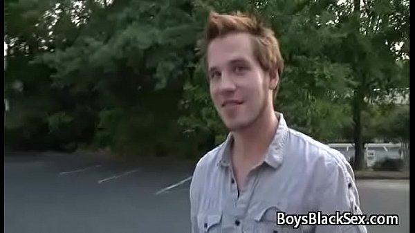 Black Gay Muscular Man Seduces Teen White BOy For A Good Fuck 21