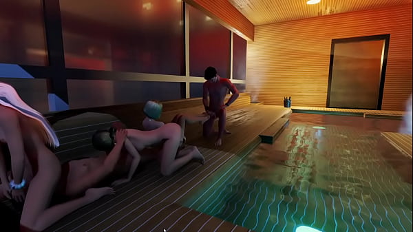 porn game 3dx . we are engaged in group sex in the game  