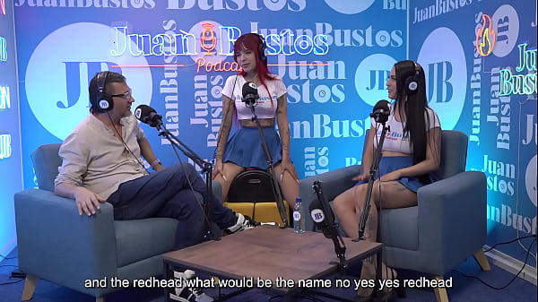 Tattooed redhead Diavlolilith kisses with her friend while her vagina vibrates - Juan Bustos Podcast