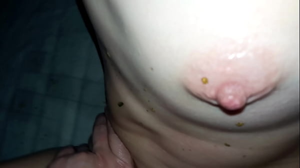I fucked my wife hard in the sauna and cum inside  