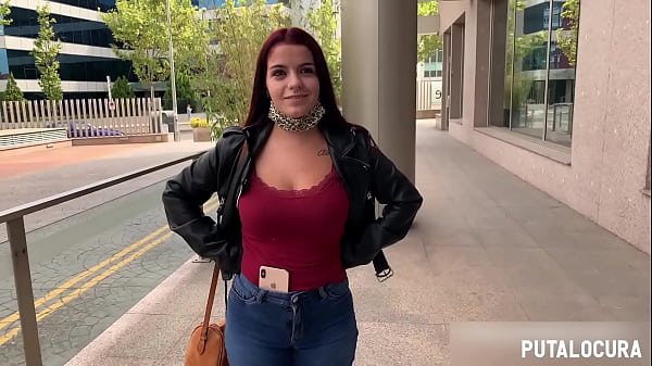 PutaLocura - La preciosa pelirroja Ana White se folla a Torbe en pillada.  