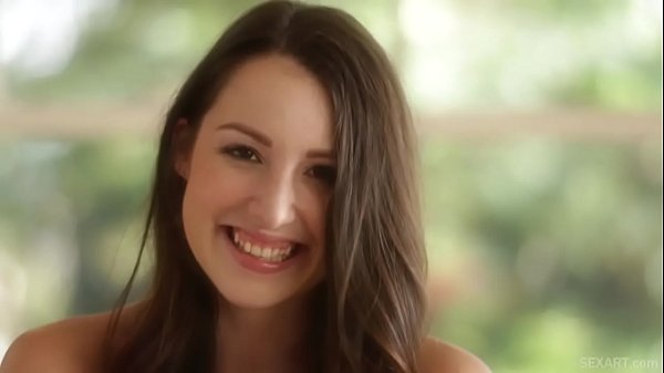 Petite babe Lola Foxx fingering her shaved cunt