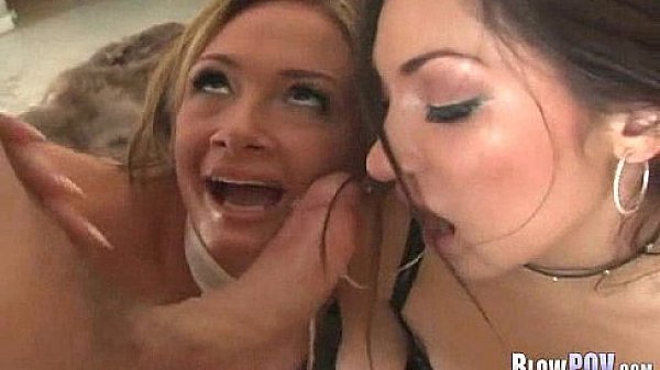 Slut gives a sloppy bj 050