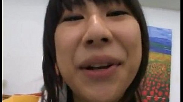 Adorable asian teen gets dirty