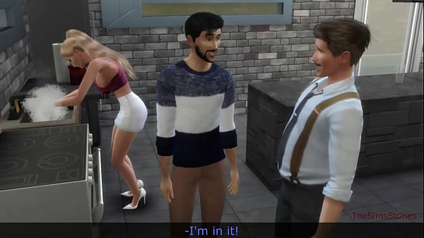 Sex behind husband back, naughty wife doing a blowjob to her friend