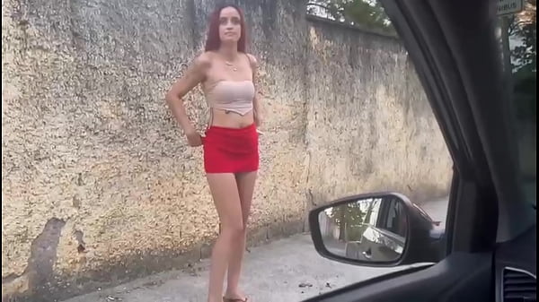 Asking for information on the street from a hot girl who was at the bus stop!