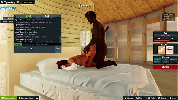 Hombre me domina y me deja llena de semen en 3DXCHAT  