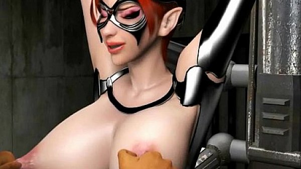 Busty cartoon warrior gets t.