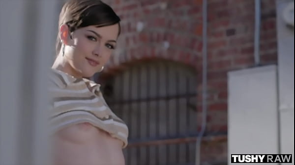 TUSHYRAW Tiny babe gets her ass filled with cock