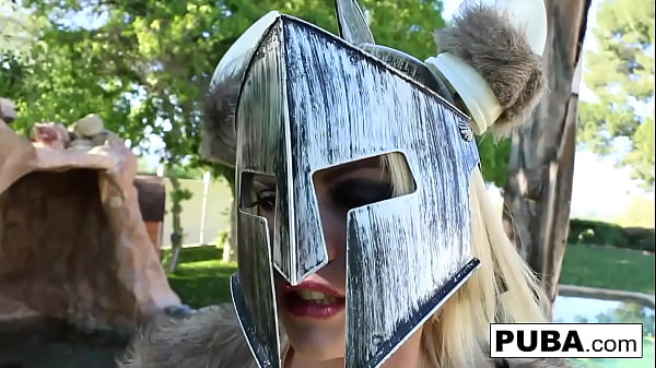 Hot blonde gets nude  