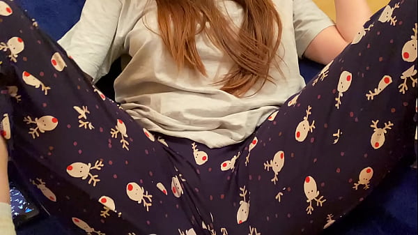 Caress pussy after college and gets an orgasm from masturbation  