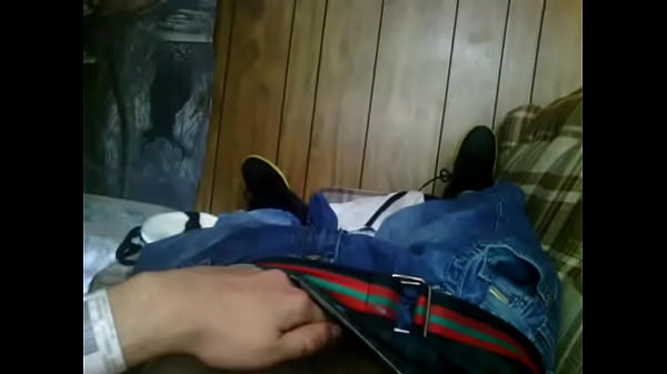 jacking off on couch