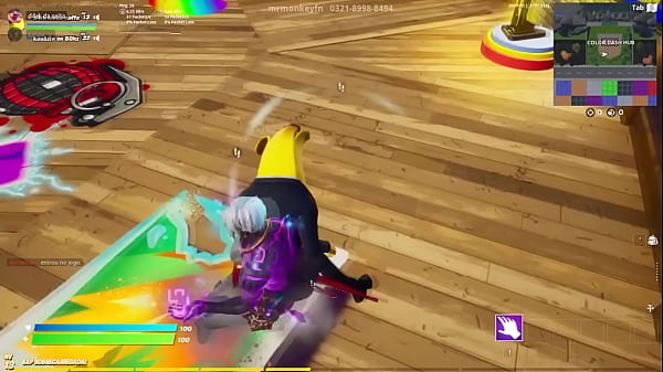 banana fudendo at&eacute; o talo o homem roxo (fortnite)