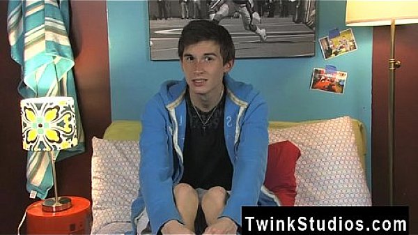 Gay video Skyelr Bleu is on camera providing an interview and he's