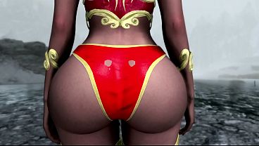 Zelda Riju Gerudo big ebony ass