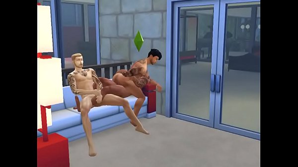4 cocks to 3 pussies (The sims 4)