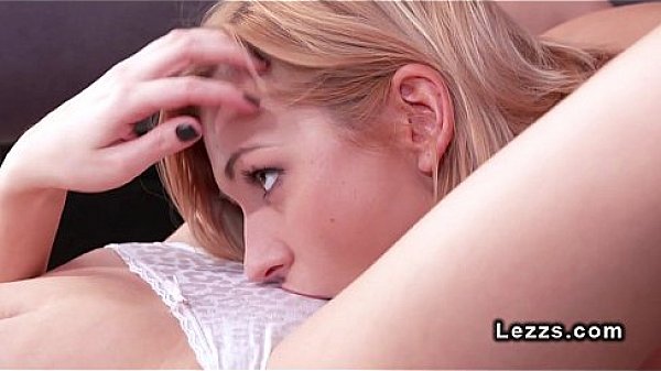 Blonde amateur lesbians eating and fucking each other  