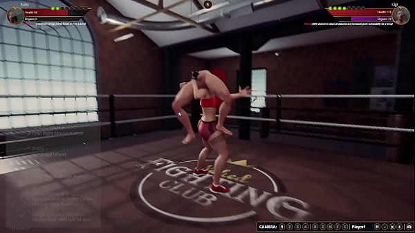 Ruby VS Gigi {NF3D Video Game Fighting Rough Sex}  