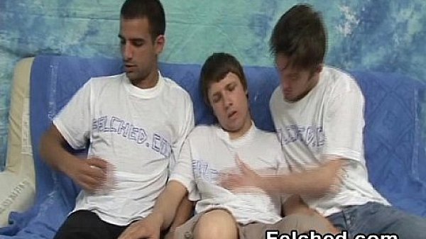 Wild Gay Sex with Cumfelching  