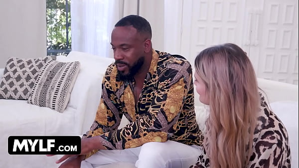 Cock-Starving Blonde Lays Her Eyes On A Black Stud And Immediately Lures Him Into Her Place 