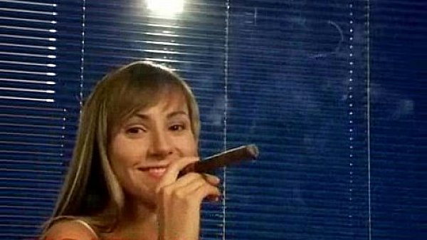 Vibrant Girl Smoking Oral And Sex