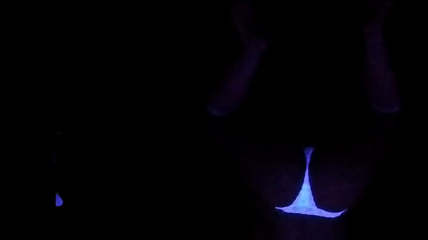 Slut Fucks Under Black Light