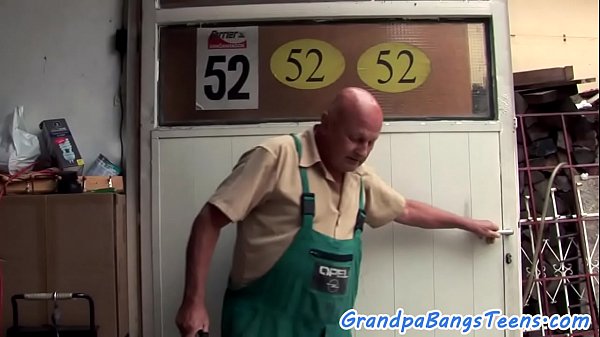 Sweet teen asslicked and fucked by grandpa