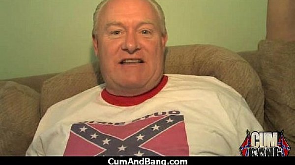 Black girl sucks many white cocks in redneck group 10 