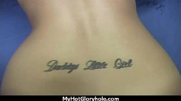 Hottie sucks and fucks black cock for cusmhot at gloryhole 27