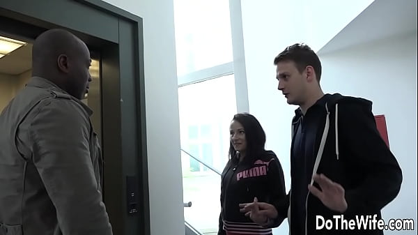 Cuckold Licks Elisa's Pussy While She Takes a BBC in Ass