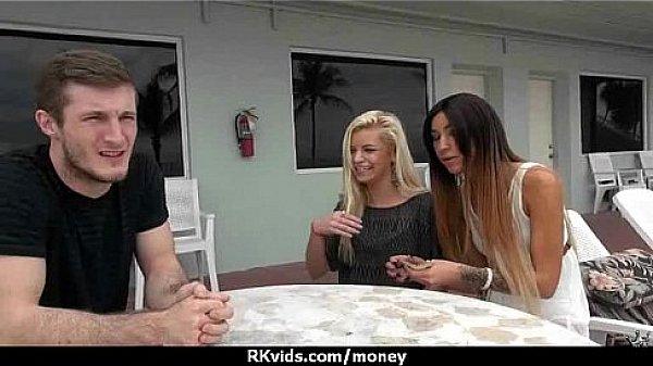 Desperate teen naked in public and fucks to pay rent 13