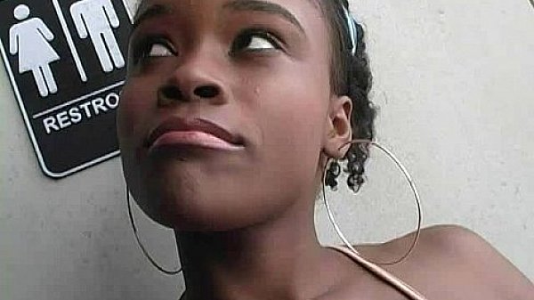 Ebony Slut Fucks A White Gloryhole Cock In Her First Interracial Scene 23