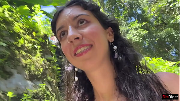 Cum on Face in Public Locker Room and Cumwalk at the Waterfall