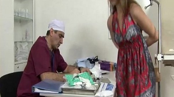 Doctor Slips A Finger And Speculum In Her Pussy