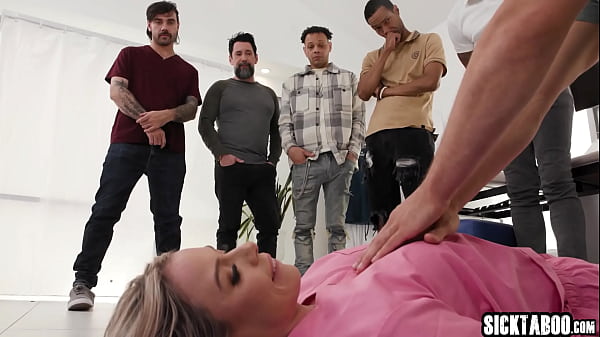 Big ass MILF swallowed big cock and hot nurse got fucked in gangbang and enjoyed anal sex and double penetration  