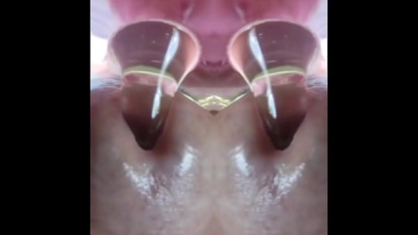 Insert in my pee hole a tiny fake apple stalk to massage the mini vagina of my penis rocking in and out 