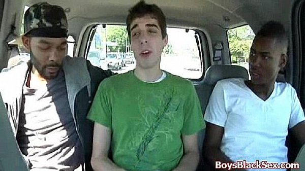 BlacksOnBoys - Black gay dudes fuck hard white sexy twinks 08
