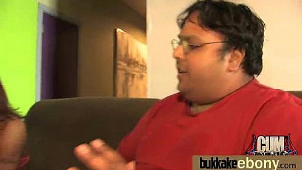 Hot ebony chick love gangbang interracial 8