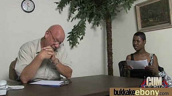 Ebony Babe Sucks Group Of White Guys 29