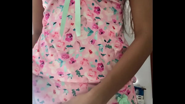 Look at this innocent girl in pajamas. spy camera