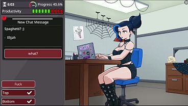 Porn game in a office  