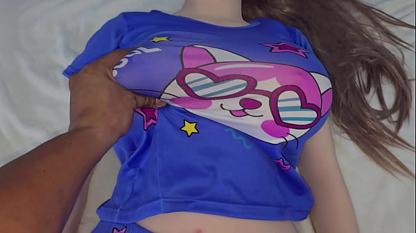 My Beautiful Stepdaughter's Big Tits are Mine When We Are Alone at Home