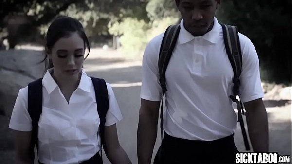 Wet small tits young girl blowjob and banged by a big black cock  