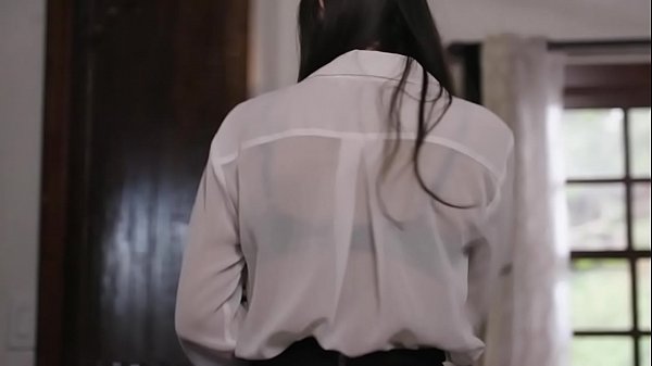 Lesbian scene in the office